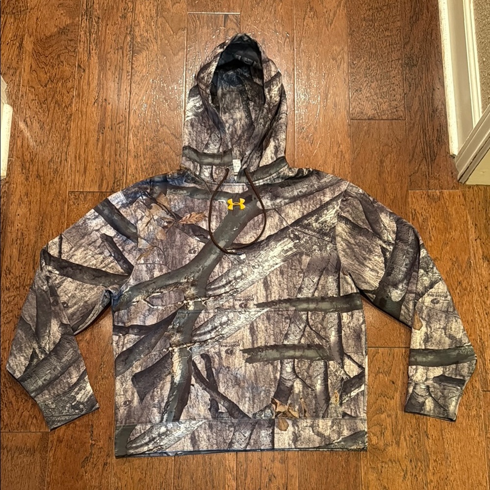 Under Armour Gray and Brown Camouflage Jacket